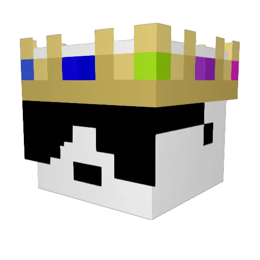 Mugamer007 Minecraft avatar head, 3D render