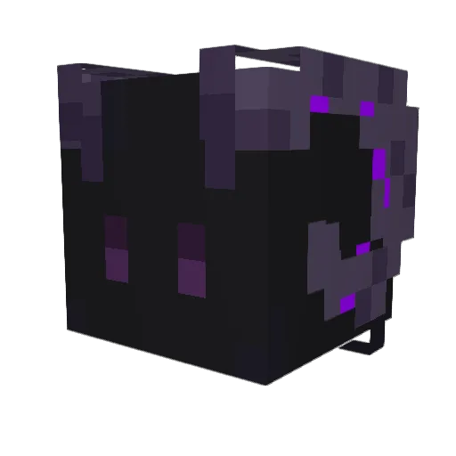 MugenVoid Minecraft avatar head, 3D render