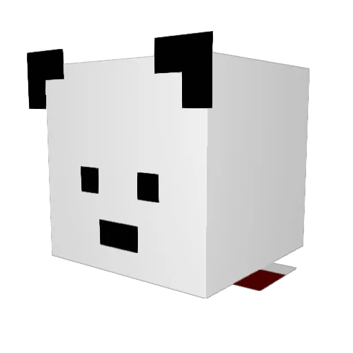 Muggy18 Minecraft avatar head, 3D render