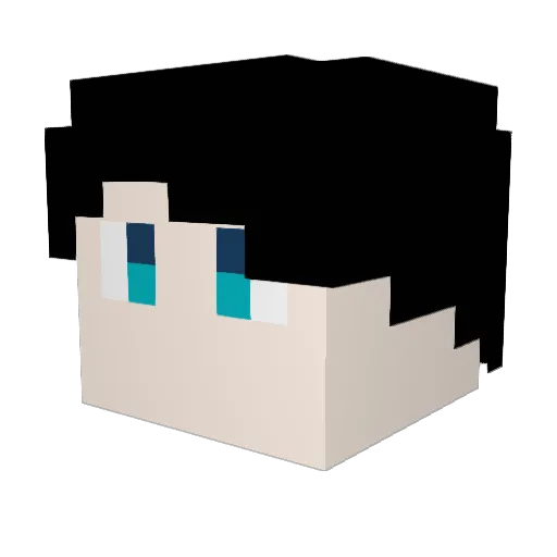 Muginn1758 Minecraft avatar head, 3D render