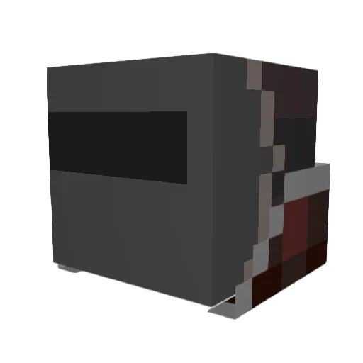 Mugino26 Minecraft avatar head, 3D render