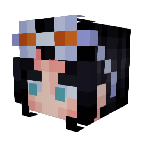 Mugiwaras420 Minecraft avatar head, 3D render