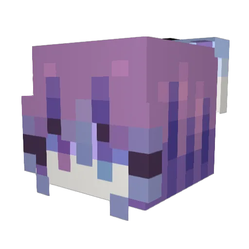 Mugml_ Minecraft avatar head, 3D render