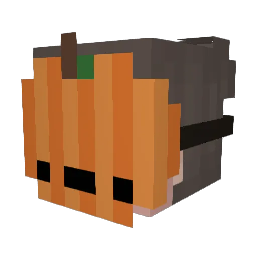 Mugmob Minecraft avatar head, 3D render
