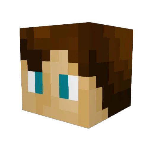 Mugsworth Minecraft avatar head, 3D render