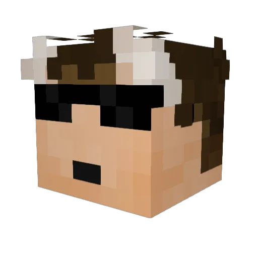 Muhammad_Sban Minecraft avatar head, 3D render