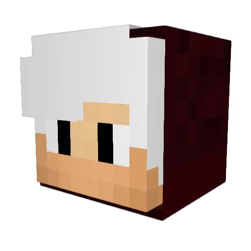 MuhammedS Minecraft avatar head, 3D render
