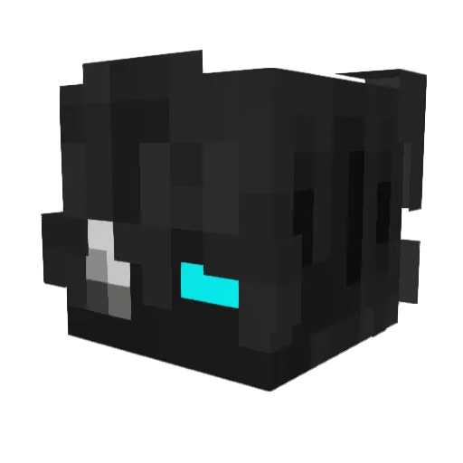 Muhammedxx Minecraft avatar head, 3D render