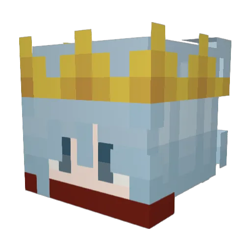 Muhannd Minecraft avatar head, 3D render