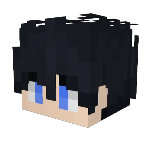 MuirYann Minecraft avatar head, 3D render