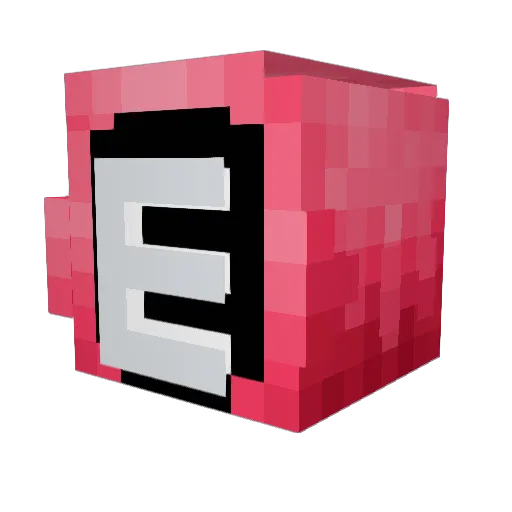 MukEllie Minecraft avatar head, 3D render