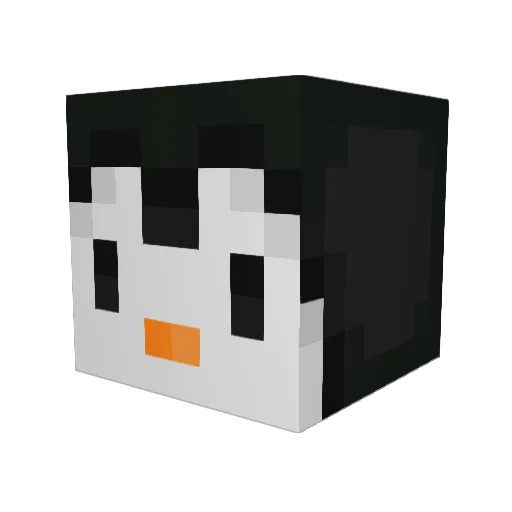 Muka26 Minecraft avatar head, 3D render