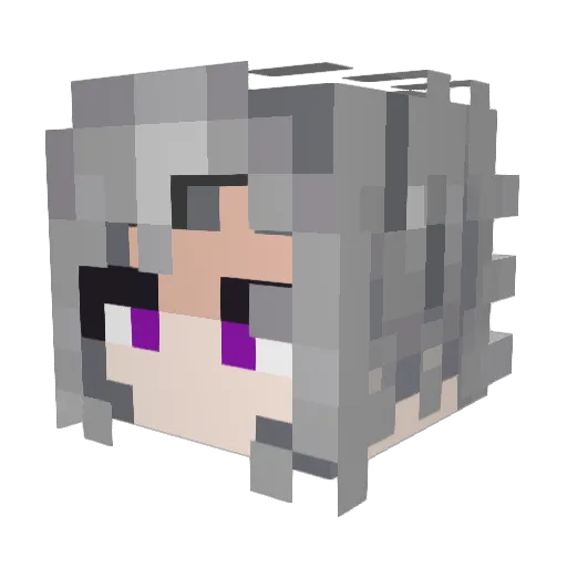 Muka_4756 Minecraft avatar head, 3D render