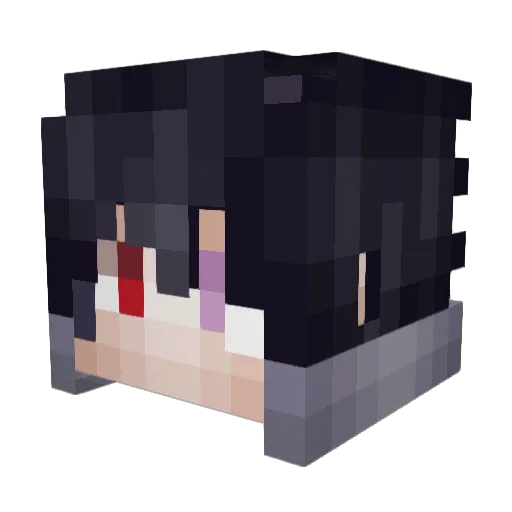 Mukade69 Minecraft avatar head, 3D render