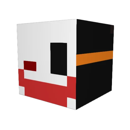 Muki_891 Minecraft avatar head, 3D render
