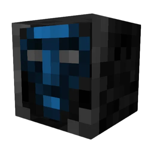 Mukkkel Minecraft avatar head, 3D render