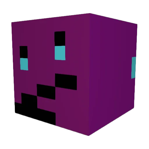 MukyYeh Minecraft avatar head, 3D render
