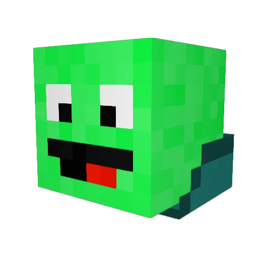 Mulchmite128 Minecraft avatar head, 3D render