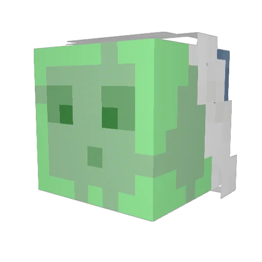 Mulder420 Minecraft avatar head, 3D render