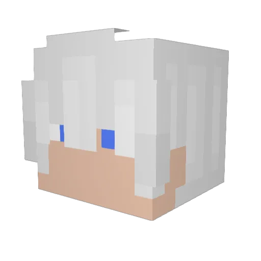 MuldiTakesLS Minecraft avatar head, 3D render