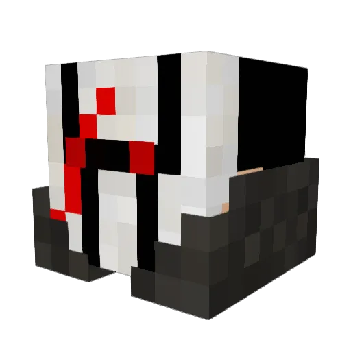 Multi4115 Minecraft avatar head, 3D render