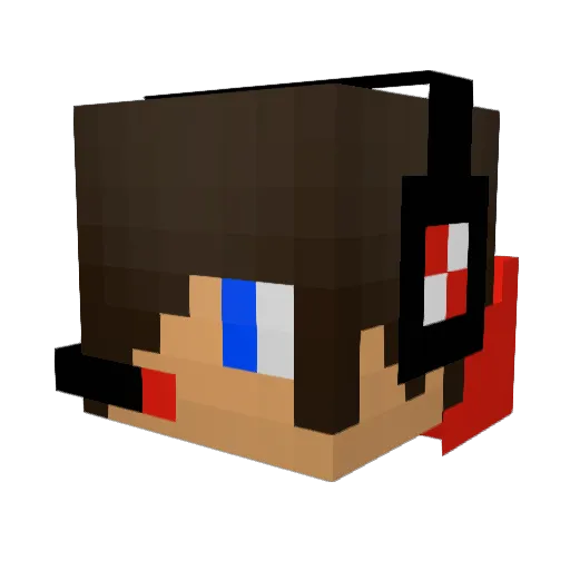 MultiBeastBeatS Minecraft avatar head, 3D render