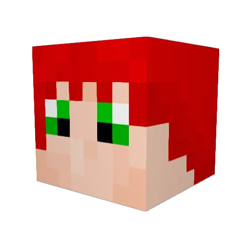MultiPurposeblue Minecraft avatar head, 3D render