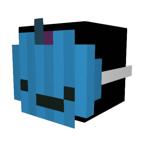 MultiTask_ Minecraft avatar head, 3D render