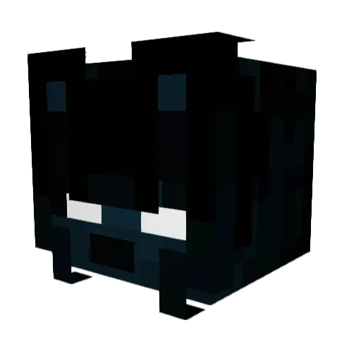 MultiWoolfie Minecraft avatar head, 3D render