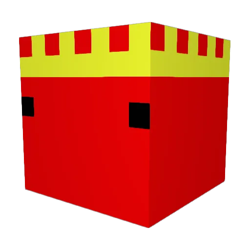 Multiimo Minecraft avatar head, 3D render