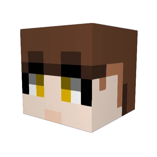 MultiversalM_SYS Minecraft avatar head, 3D render