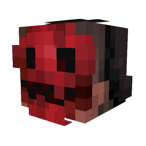 Multiverse7336 Minecraft avatar head, 3D render