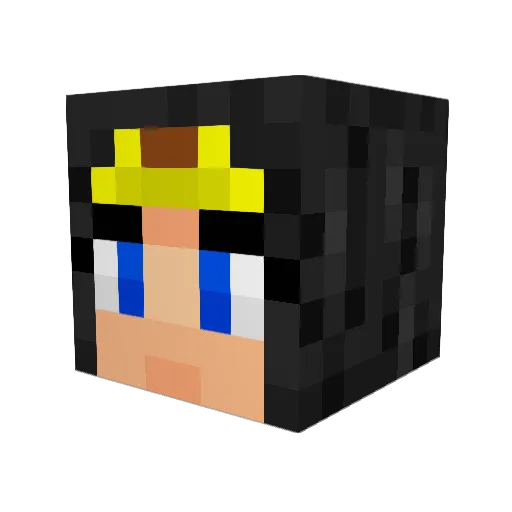 MumCrafts Minecraft avatar head, 3D render