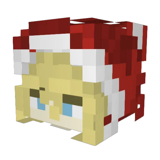MumOrphan Minecraft avatar head, 3D render