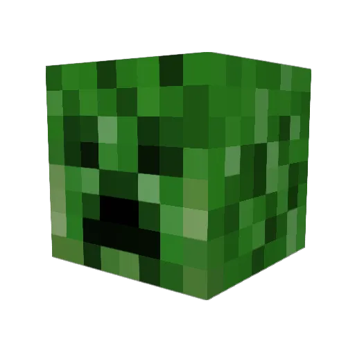 MumSlayer Minecraft avatar head, 3D render