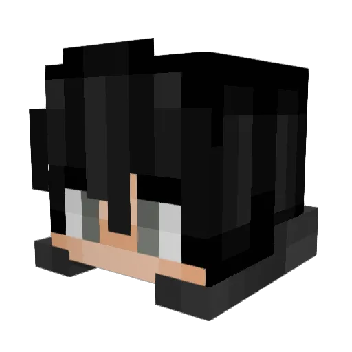 Mumbaloo Minecraft avatar head, 3D render