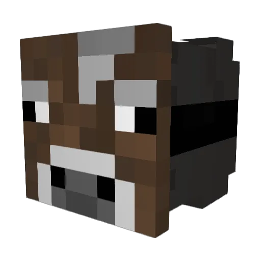 MumboJumbo_fan14 Minecraft avatar head, 3D render