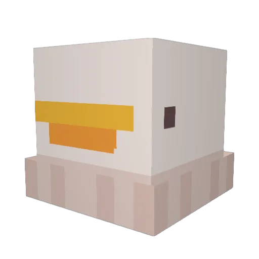 MummaGoose Minecraft avatar head, 3D render