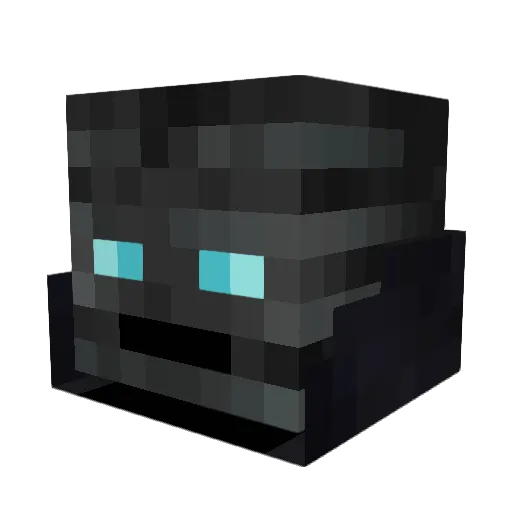 Mummb0 Minecraft avatar head, 3D render