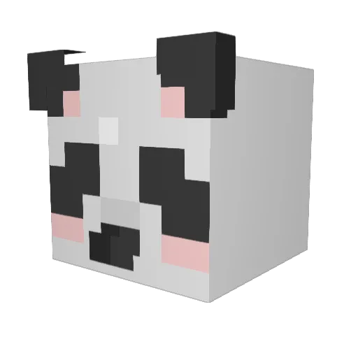 MummyG Minecraft avatar head, 3D render