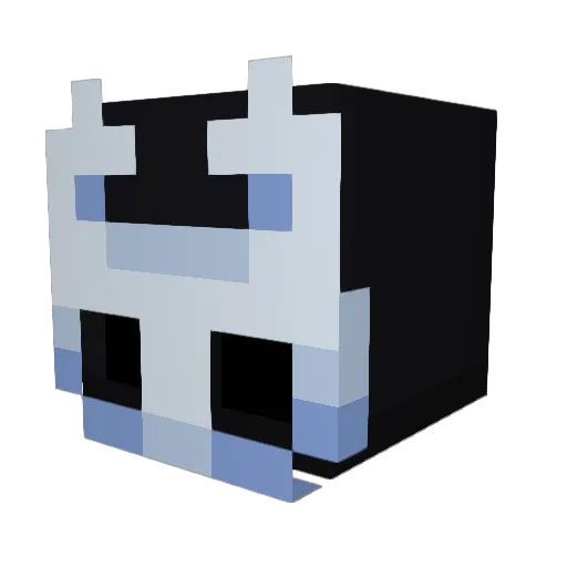 MummyUun Minecraft avatar head, 3D render