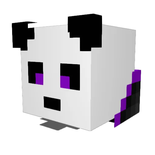 Mummy_Panda_88 Minecraft avatar head, 3D render