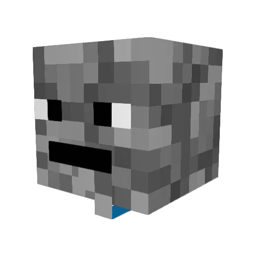 MumpusWumpus32 Minecraft avatar head, 3D render