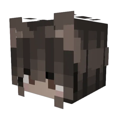 Mumumbo Minecraft avatar head, 3D render