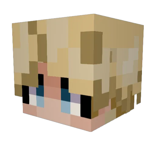 Munch20000 Minecraft avatar head, 3D render