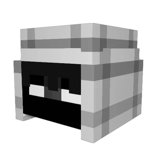 MunchMan45 Minecraft avatar head, 3D render