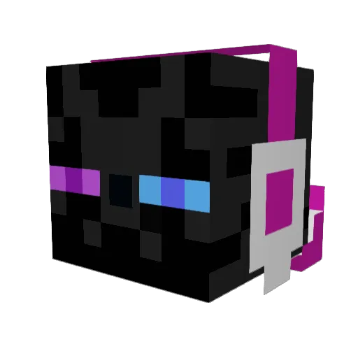 Munchaman Minecraft avatar head, 3D render