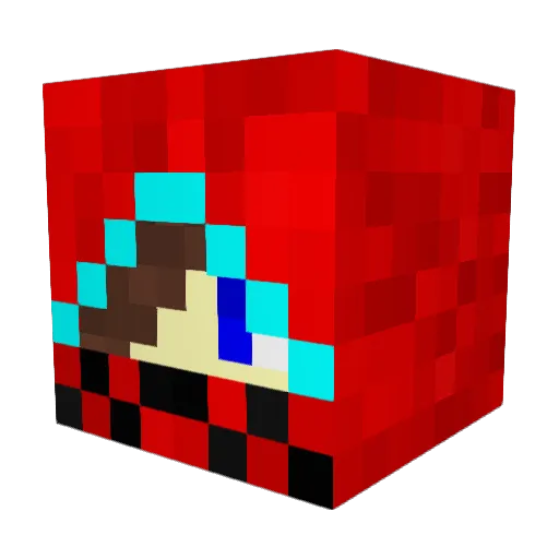 MunchingBurrito6 Minecraft avatar head, 3D render