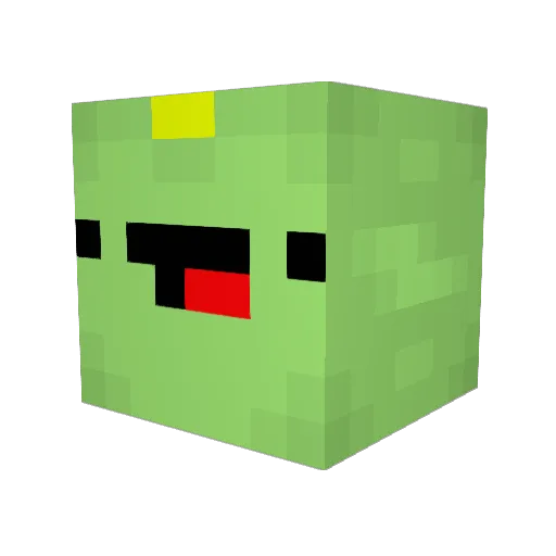 Munchios Minecraft avatar head, 3D render