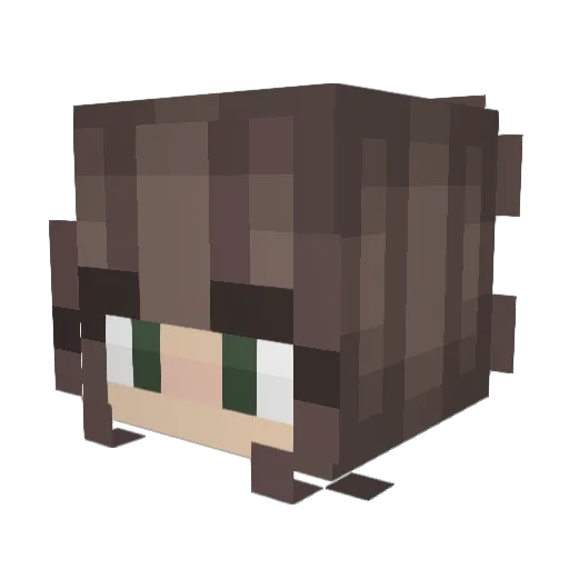 Munchkin121603 Minecraft avatar head, 3D render